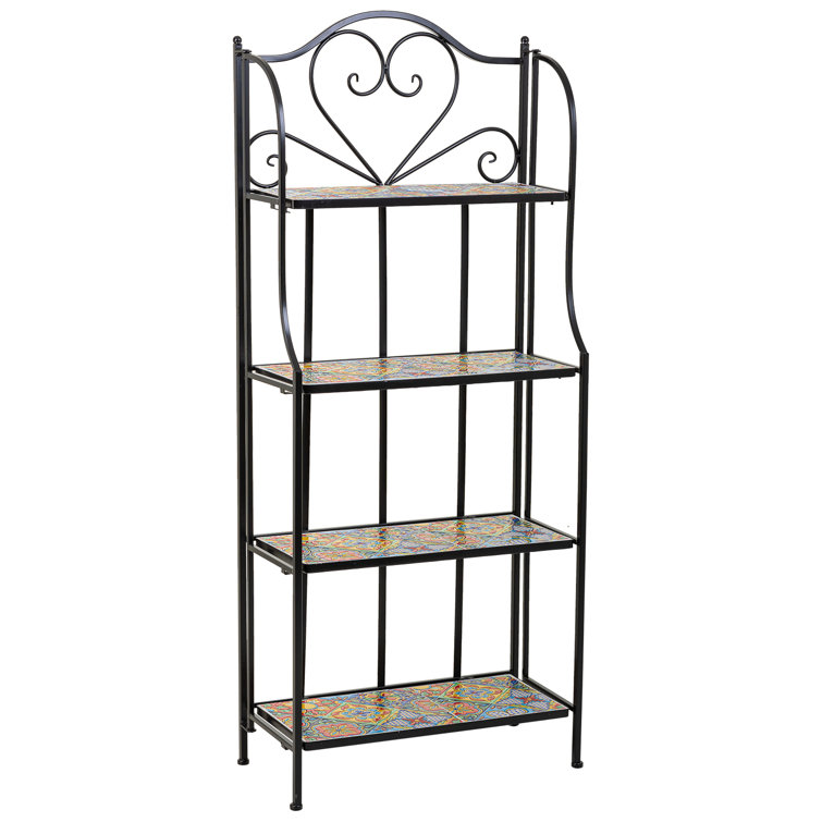 Ophelia & Co. Bramley 57cm W Metal Shelving Unit Wayfair.co.uk